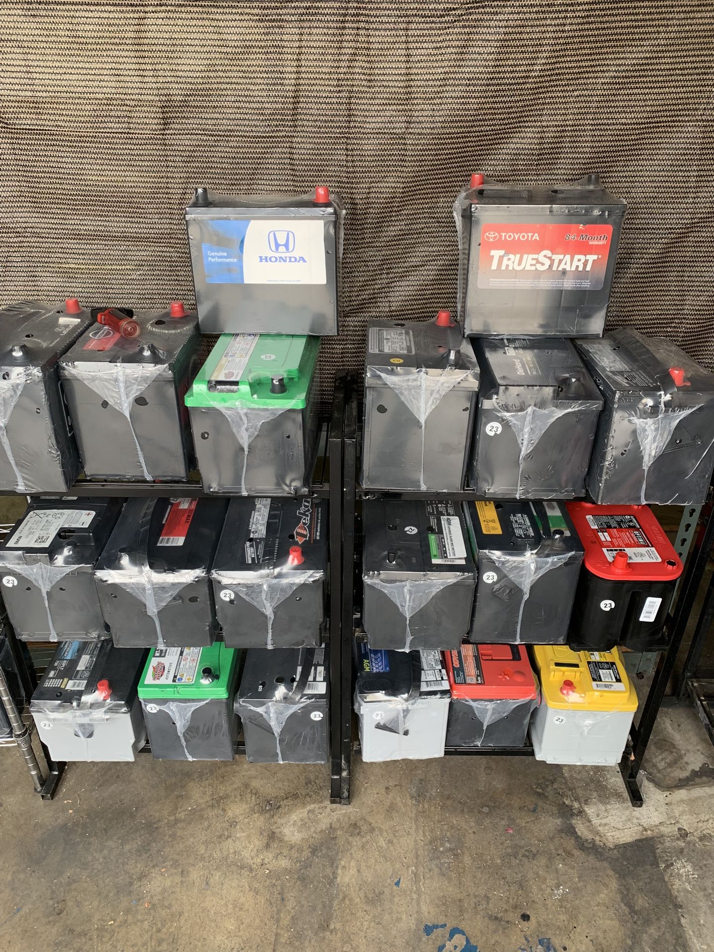 Car batteries