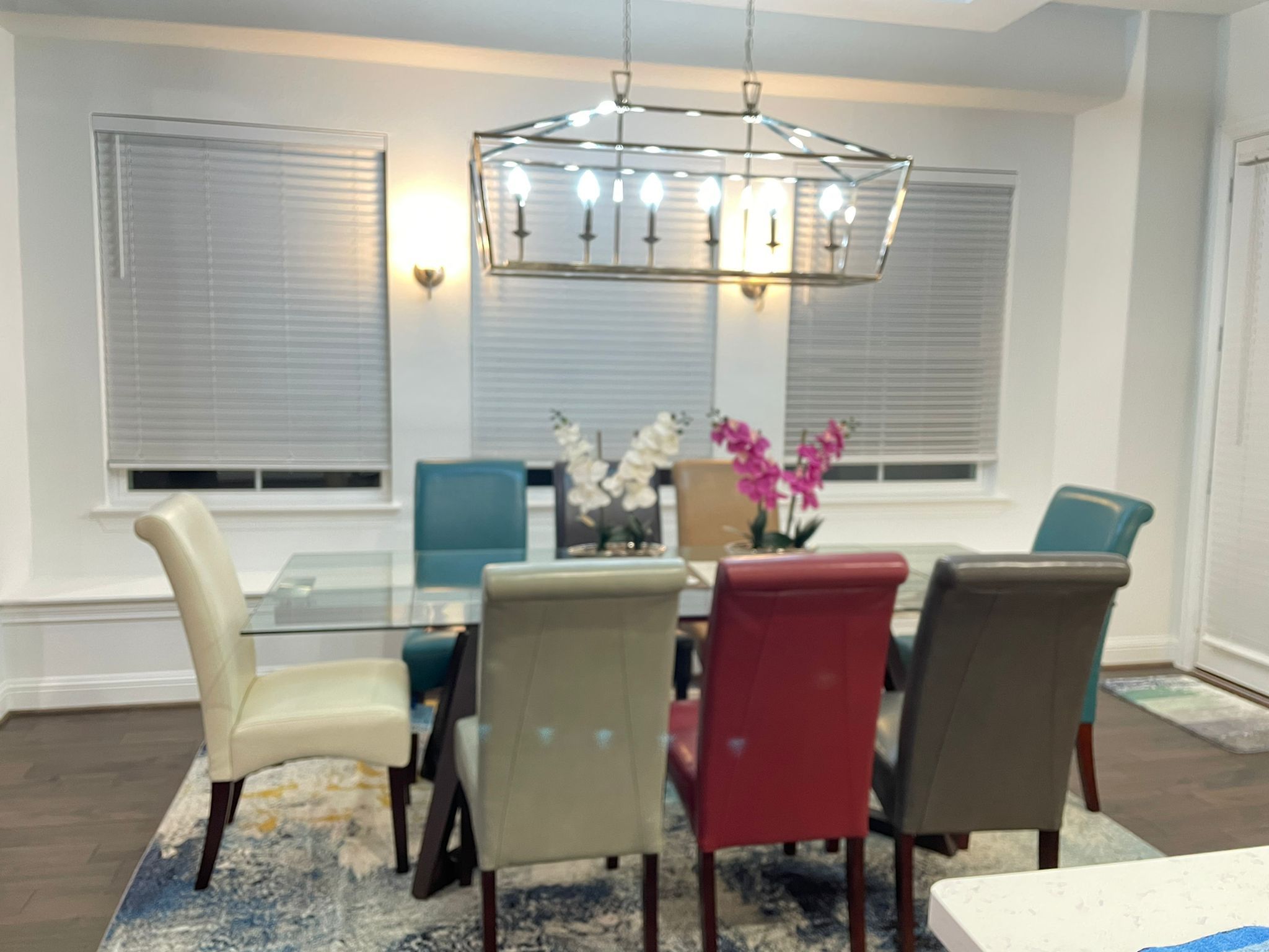 Dining table for sale with 8 chairs