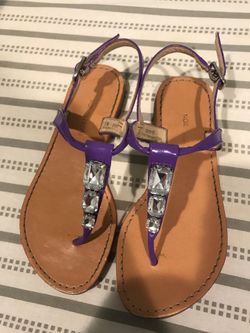 Girl’s Nordstrom purple sandals..size 11 M ✨