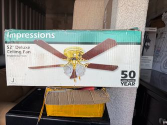 Impressions 52" Deluxe Ceiling Fan.