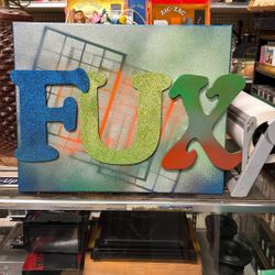 Modern Art Piece 16” X 20”+