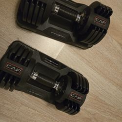 Cap 25 Lbs Adjustable Dumbbells 