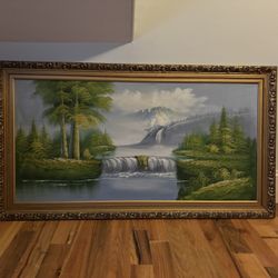 Painted Picture with Frame