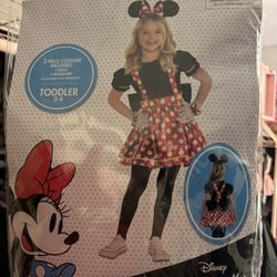 Minnie Mouse Costume Size 3/4