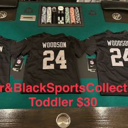 TODDLER STITCHED LAS VEGAS RAIDERS JERSEY SIZE 2T3T, 4T5T, 6T7T Ships Same Day If Ordered Before 3pm PST