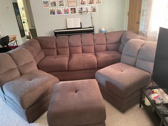 Sectional Sofa Dark Grey