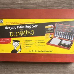 NEW Acrylic Painting Set for Dummies - Full Art Kit 