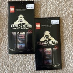 Privacy screen phone protector iphone 16 pro