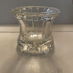 Crystal Candle Holder Vintage