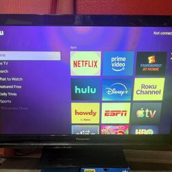 42” Plasma TV + Roku 3930X + Remote + Antenna 