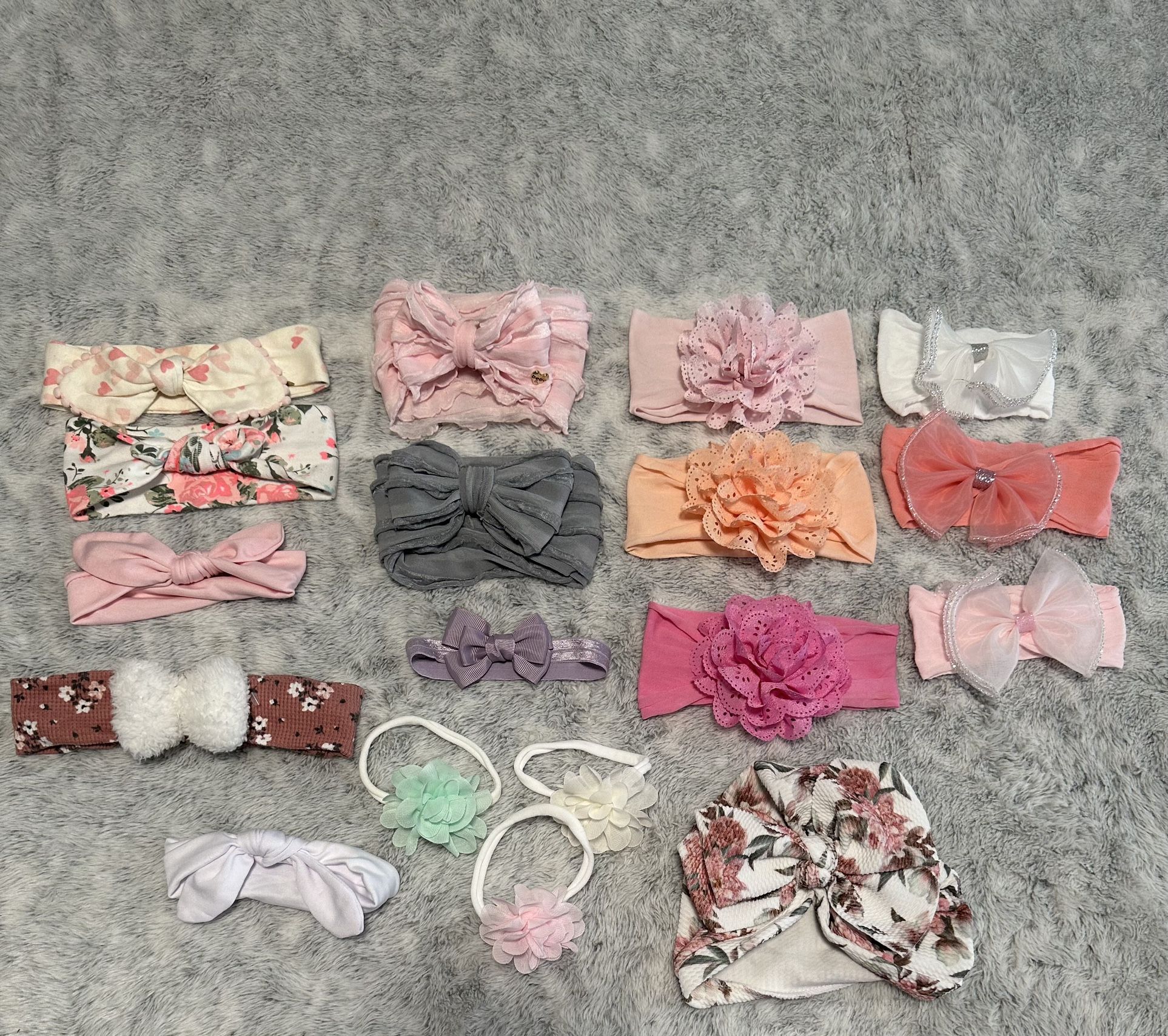 New And Like New baby Girl Bows