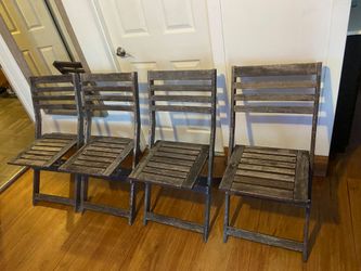Folding chairs