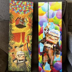 3 Disney Up Canvas Pictures