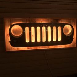 Jeep JK grill art