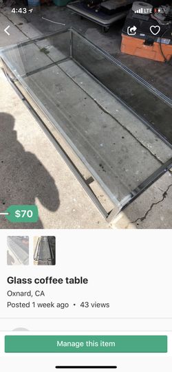 Glass table