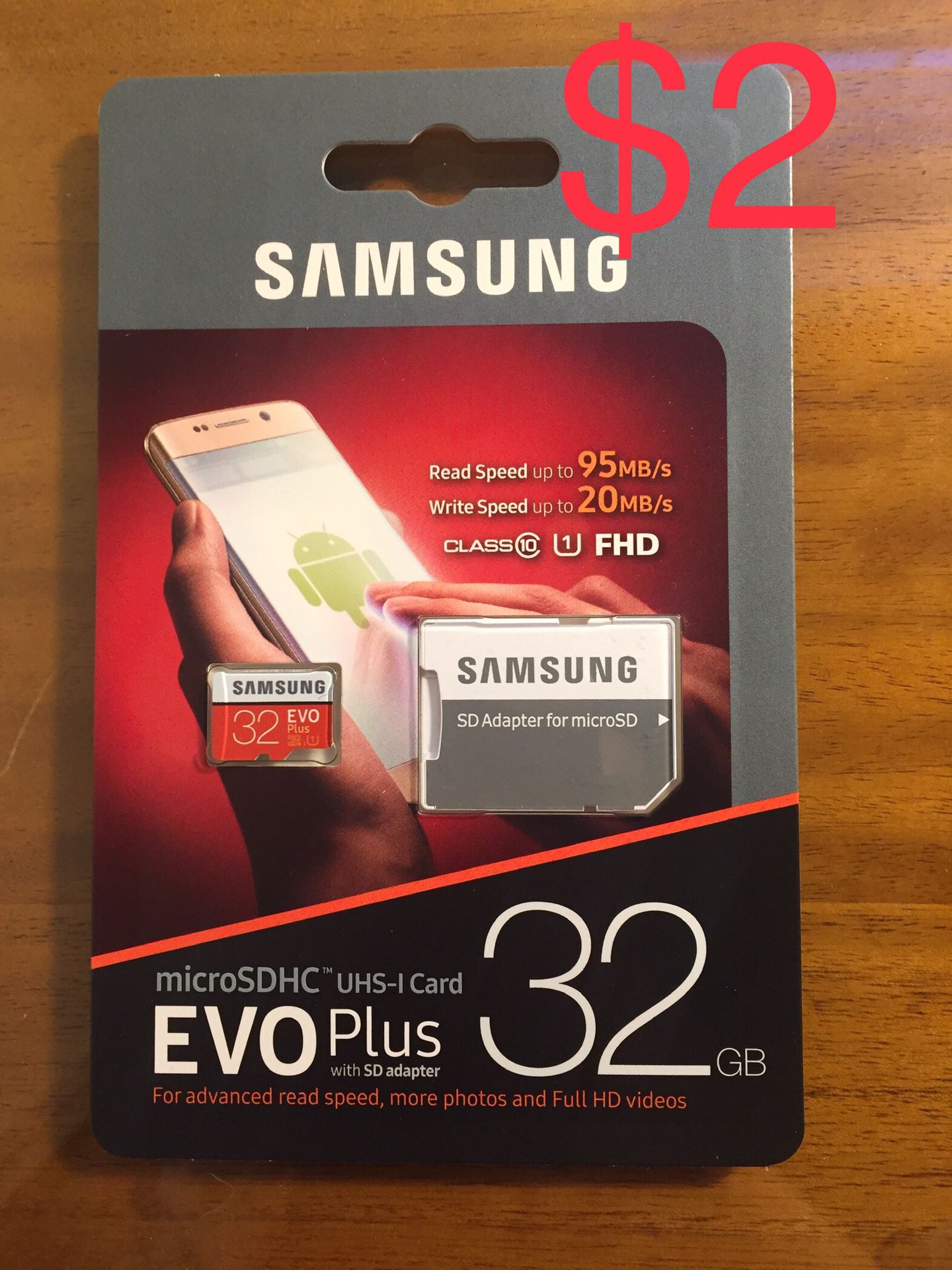 New Samsung Micro SD HC Evo Plus 32 GB