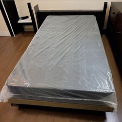 Twin Size BOX SPRINGS Foundation for Mattress New Of Factory With it’s Plastic Available In All Size Delivery Same Day