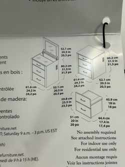 Odessa Lift-top Vanity with LED Lighted Mirror