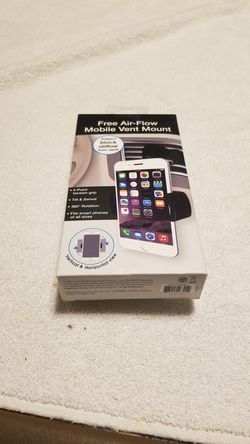 Free airflow Mobile vent mount