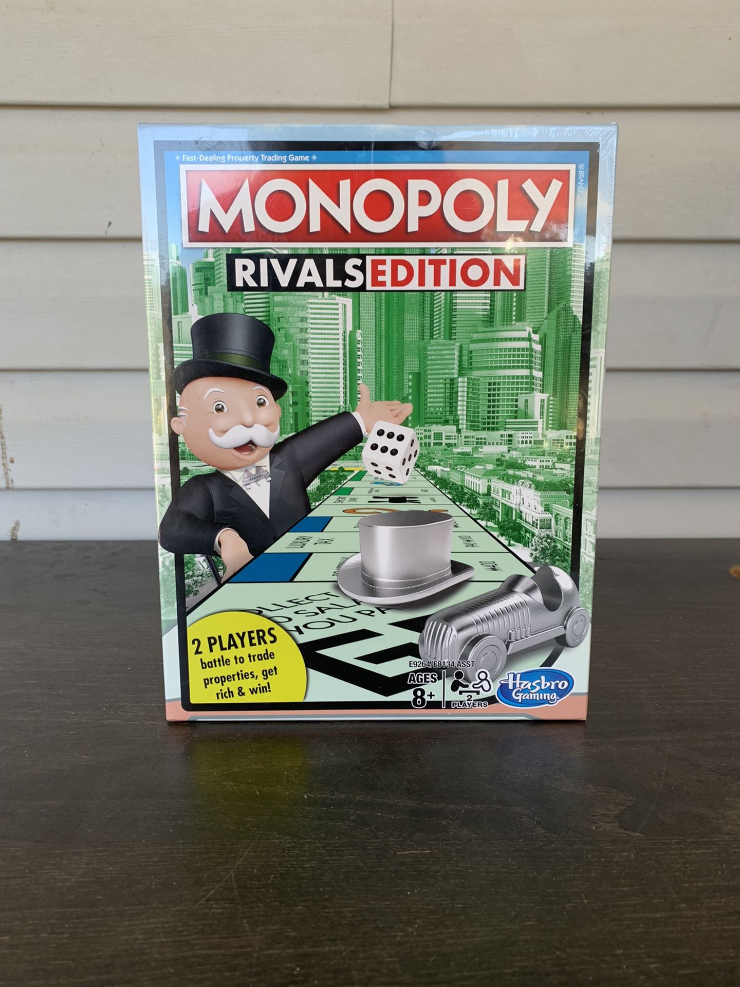 Monopoly rivals edition game board