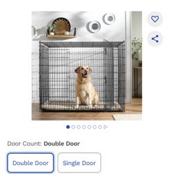large dog crate DOUBLE DOOR