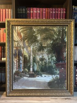 Framed Wall Art : Carl Blechen “The Palm House”
