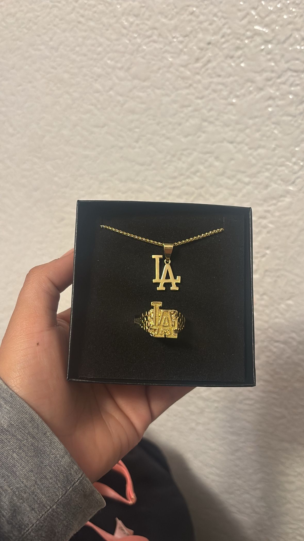 LA Dodgers 14k Gold Filled Set
