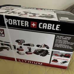 Porter Cable 20 Volt Max Lithium 6- Tool Combo Kit