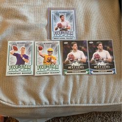 (5) Joe Burrow Rookie Cards