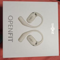 SHOKZ OPENFIT Wireless Earbuds - Beige - New Condition