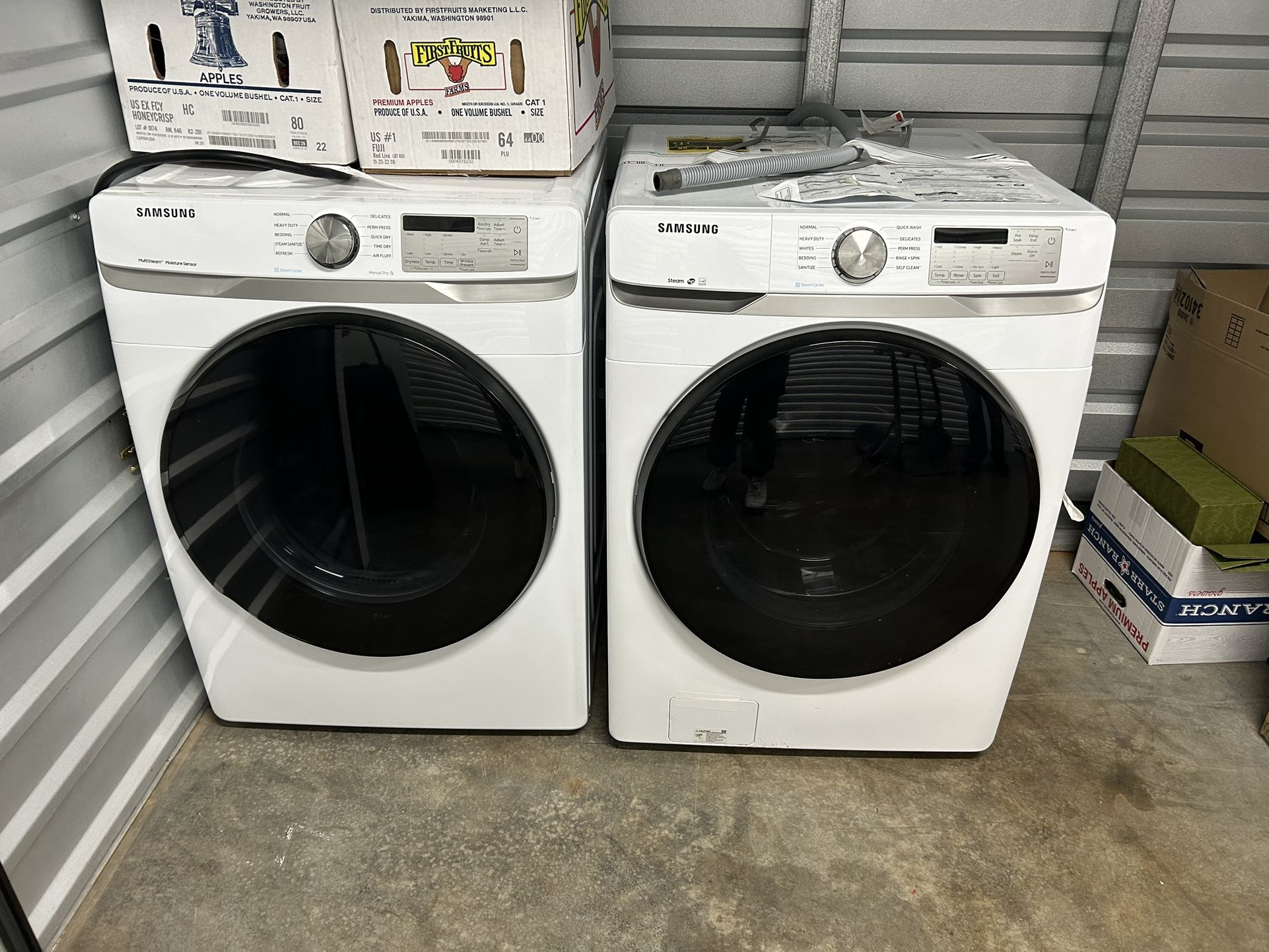washer and dryer