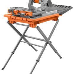 Ridgid 10" wet saw with stand