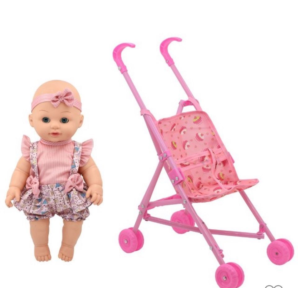 Little Darlings Doll & Stroller