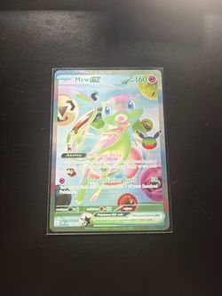 Mew ex Pokémon Card 158/128 Secret Rare