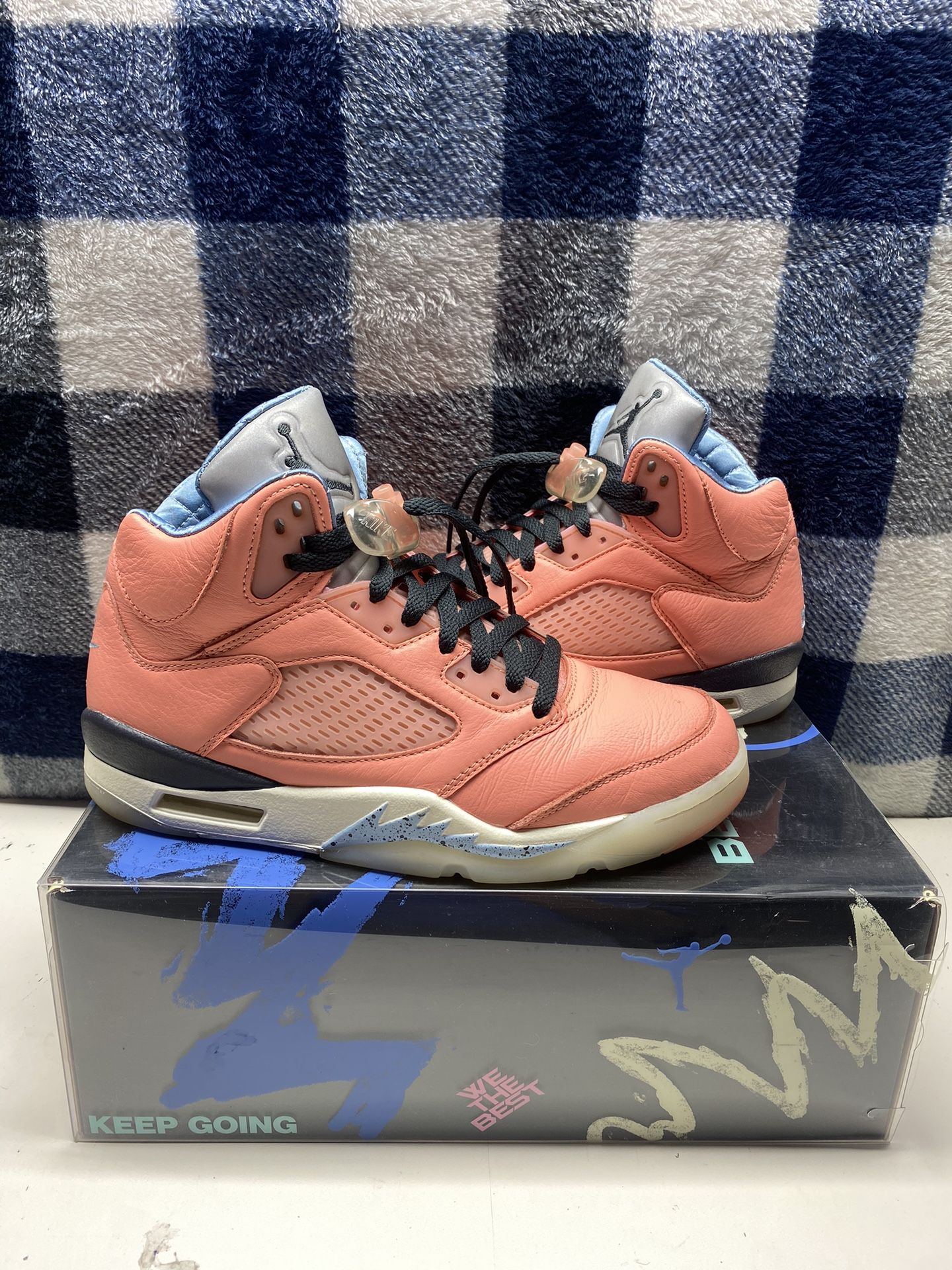 Size 8m - DJ Khaled x Air Jordan 5 "We The Best Crimson Bliss"