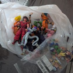 Lot Of 8 S.H Figuarts And 1 Battle Stars