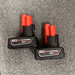 Milwaukee m12 4.0 xc battery