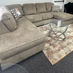 Living Room Furniture U Shaped Modular 2 Chaise Sectional Couch Set ⭐$39 Down Payment with Financing ⭐ 90 Days same as cash