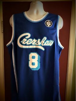 Los Angeles Lakers #8 Kobe Bryant Crenshaw Jersey Nipsey Hussle All Money In Black -S.M.L.XL.2X.3X