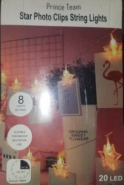 Star Photo String Lights