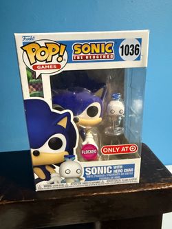 Sonic with Hero Chao #1036 Sonic the Hedgehog Funko Pop! Vinyl Figure #gaming #chao