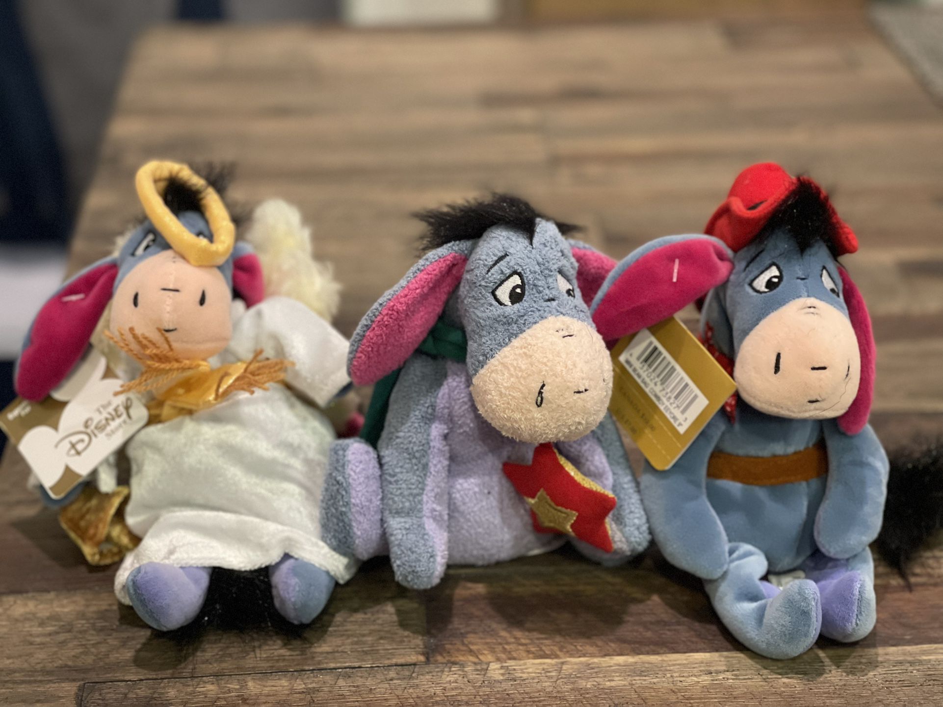 Winnie The Pooh Eeyore Collection 3 Plushies