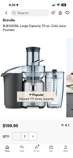 Breville juicer