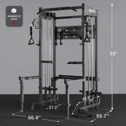 GMWD Mikolo HR01 Half Rack Functional Trainer