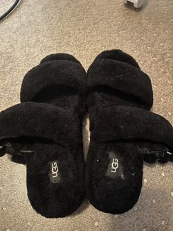 Ugg Fuzz Yeah Slipper, black