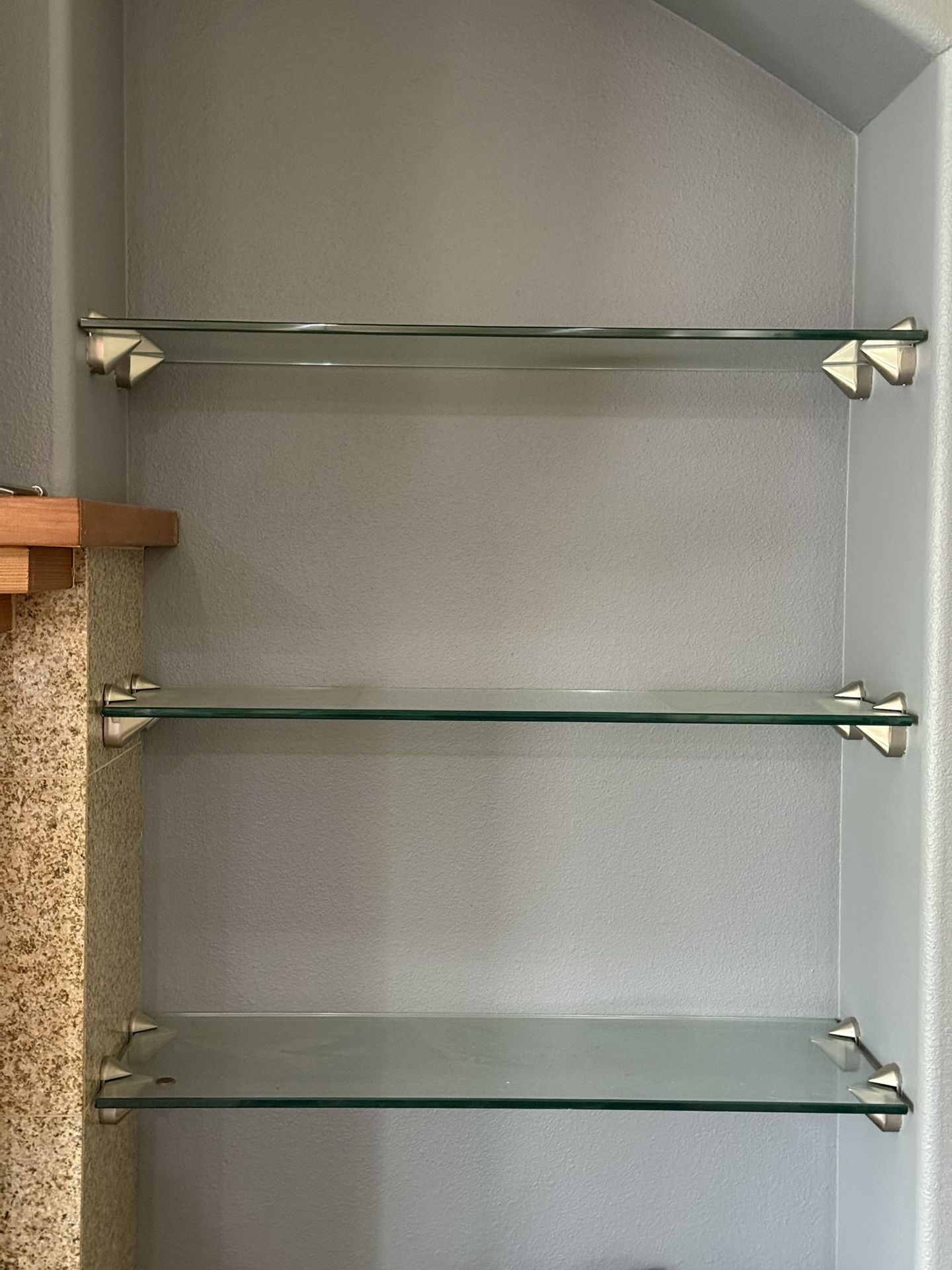 Glass Floating Shelves