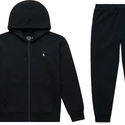 Polo Ralph Lauren Double-Knit Full-Zip Hoodie and Double-Knit Jogger Pant Set