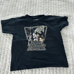 Kids Star Wars Tee Shirt Xs Small