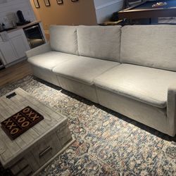 Member’s Mark Lindsey Modular Fabric Sofa Used for a few hours, ottoman not included just like pictured
