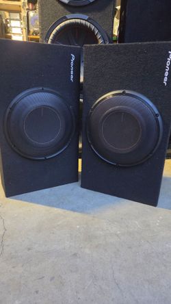 10inch Pioneer slim subs